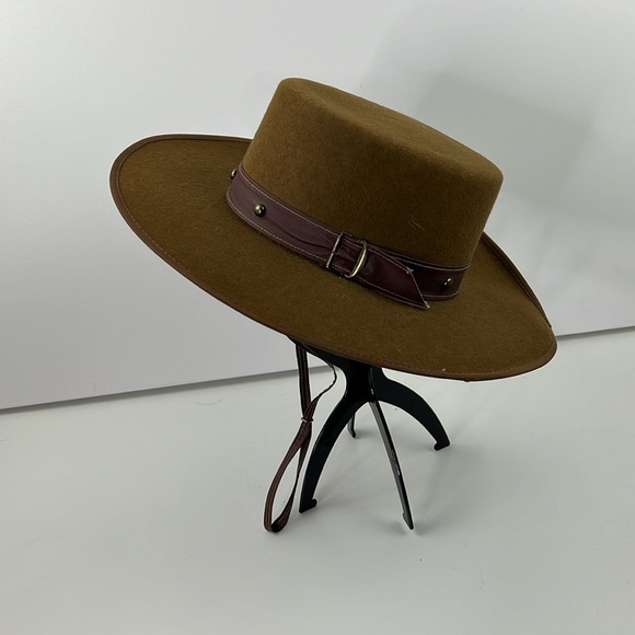 Fieltro Camel Wool Hat size 7 ½ - Picture 3 of 7